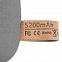 Внешний аккумулятор Pebble 5200 мАч, серый с логотипом в Москве заказать по выгодной цене в кибермаркете AvroraStore