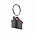 Брелок ZOSIN, нержав. сталь, красный, 4.2 х 3.7 х 0.4см с логотипом в Москве заказать по выгодной цене в кибермаркете AvroraStore