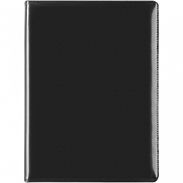 Папка Luxe, черная с логотипом в Москве заказать по выгодной цене в кибермаркете AvroraStore