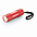 Алюминиевый фонарик Quattro, красный с логотипом  заказать по выгодной цене в кибермаркете AvroraStore