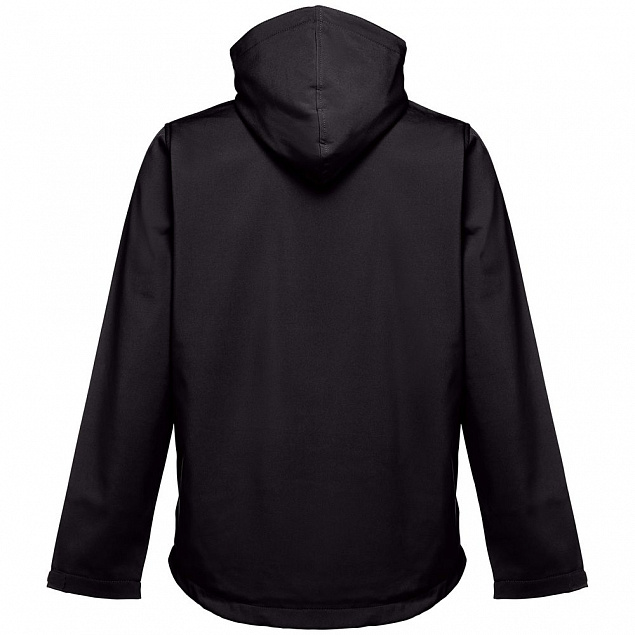 Куртка софтшелл мужская Zagreb, черная с логотипом в Москве заказать по выгодной цене в кибермаркете AvroraStore
