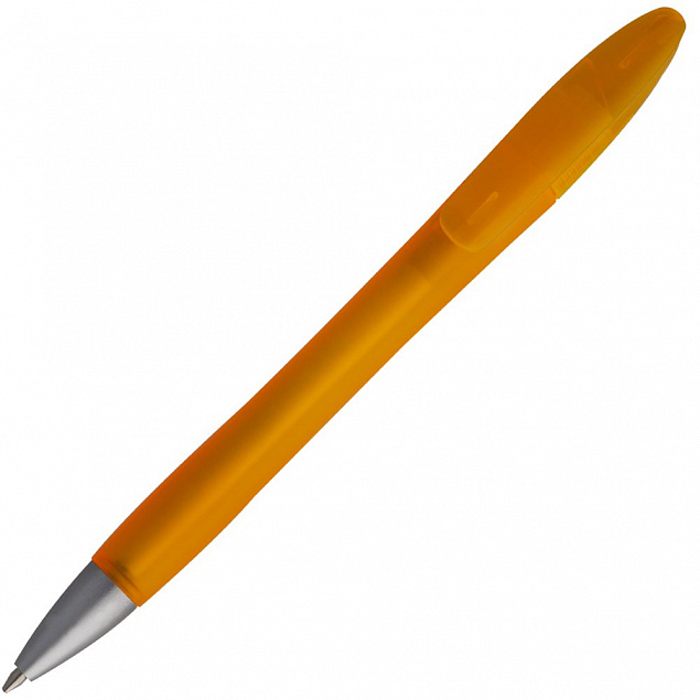 Ручка шариковая Moon, оранжевая с логотипом в Москве заказать по выгодной цене в кибермаркете AvroraStore
