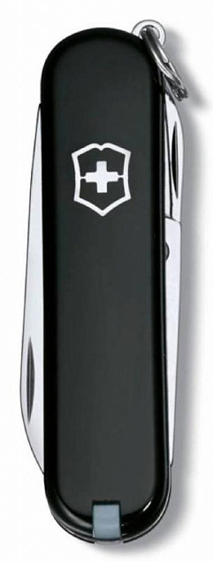 Нож-брелок Classic 58 с отверткой, черный с логотипом в Москве заказать по выгодной цене в кибермаркете AvroraStore