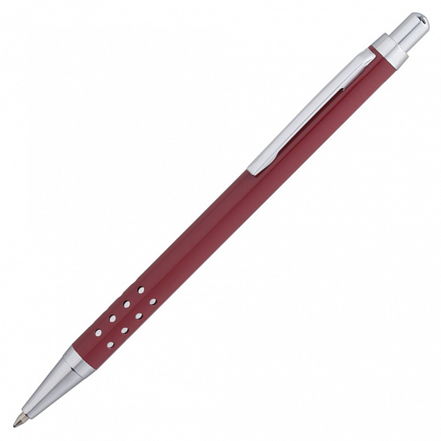 Ручка шариковая Techno, красная с логотипом в Москве заказать по выгодной цене в кибермаркете AvroraStore