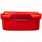 Ланчбокс Cube, красный с логотипом в Москве заказать по выгодной цене в кибермаркете AvroraStore