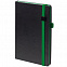 Ежедневник Ton Black, недатированный, черный с зеленым с логотипом в Москве заказать по выгодной цене в кибермаркете AvroraStore