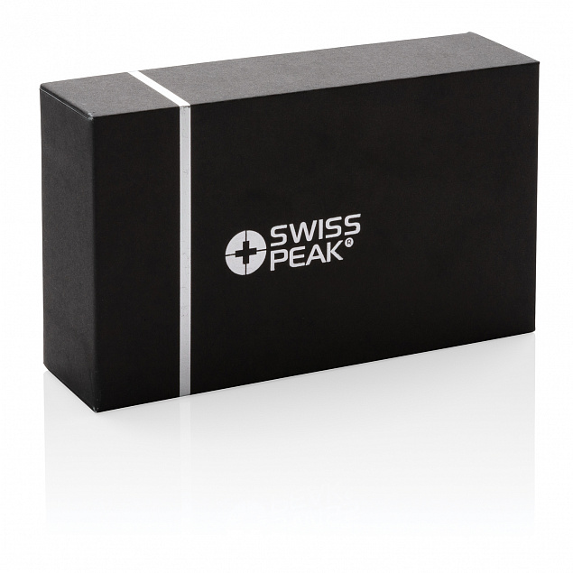 Карманный внешний аккумулятор Swiss Peak, 5000 mAh с логотипом в Москве заказать по выгодной цене в кибермаркете AvroraStore