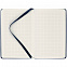 Блокнот Cluster Mini в клетку, синий с логотипом  заказать по выгодной цене в кибермаркете AvroraStore