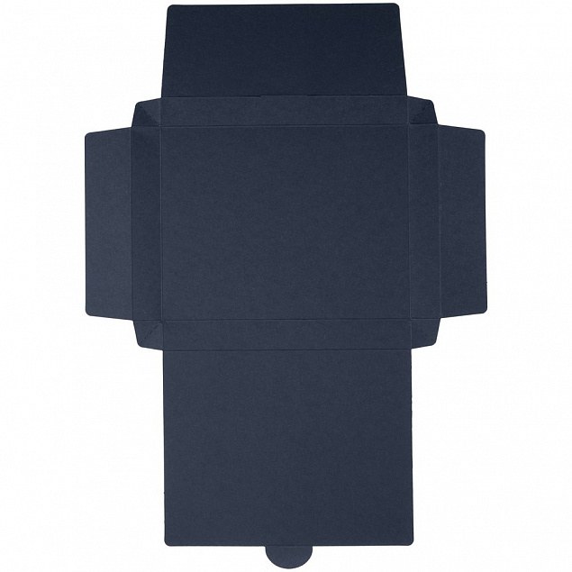 Коробка самосборная Flacky Slim, синяя с логотипом в Москве заказать по выгодной цене в кибермаркете AvroraStore