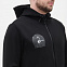Толстовка на молнии с капюшоном MATEO, черная, размер M с логотипом  заказать по выгодной цене в кибермаркете AvroraStore