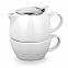 Чайный набор COLE, белый с логотипом в Москве заказать по выгодной цене в кибермаркете AvroraStore