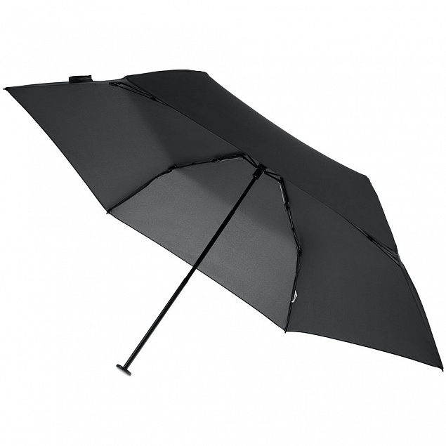 Зонт складной Zero 99, темно-серый (графит) с логотипом в Москве заказать по выгодной цене в кибермаркете AvroraStore