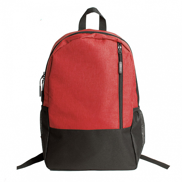Рюкзак PULL, красный/чёрный, 45 x 28 x 11 см, 100% полиэстер 300D+600D с логотипом в Москве заказать по выгодной цене в кибермаркете AvroraStore