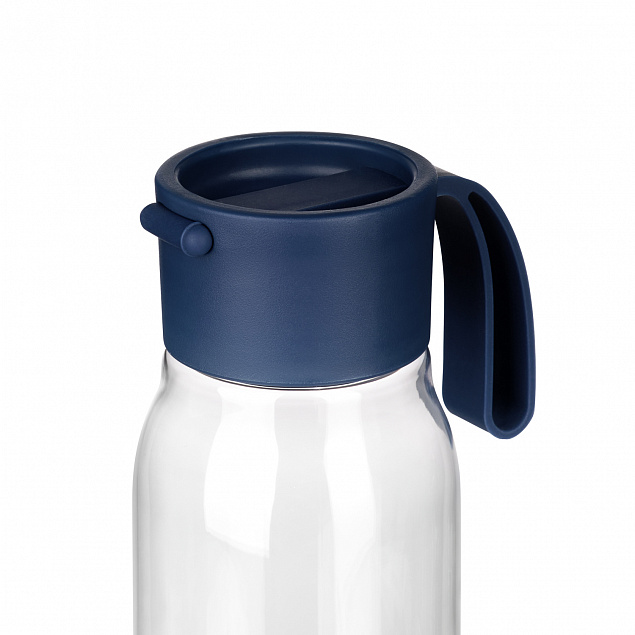 Спортивная бутылка для воды, Step, 550 ml, синяя с логотипом в Москве заказать по выгодной цене в кибермаркете AvroraStore