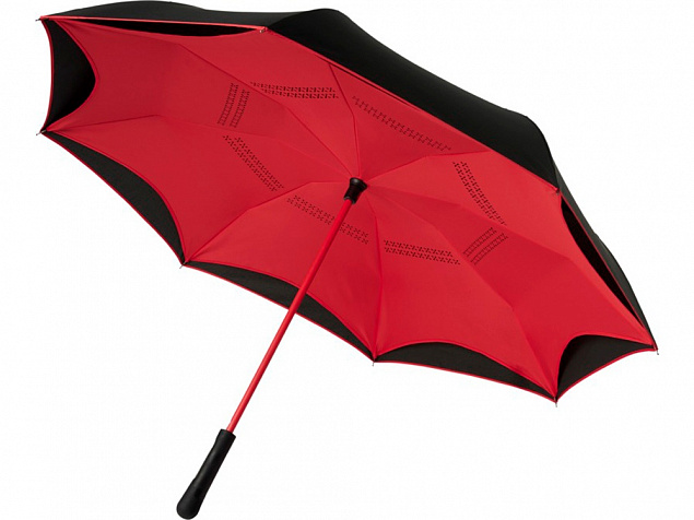 Зонт-трость «Yoon» с обратным сложением с логотипом в Москве заказать по выгодной цене в кибермаркете AvroraStore