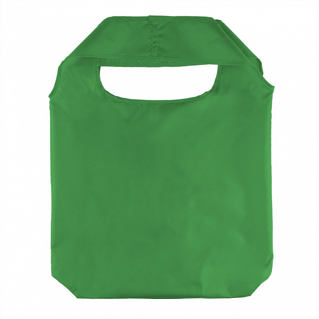 Складная сумка-шоппер из RPET,зеленая с логотипом в Москве заказать по выгодной цене в кибермаркете AvroraStore