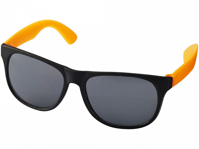 Очки солнцезащитные Retro, неоново-оранжевый с логотипом в Москве заказать по выгодной цене в кибермаркете AvroraStore