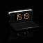Часы настольные с беспроводным зарядным устройством Pitstop, черные с логотипом в Москве заказать по выгодной цене в кибермаркете AvroraStore