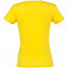 Футболка женская MISS 150, желтая с логотипом в Москве заказать по выгодной цене в кибермаркете AvroraStore