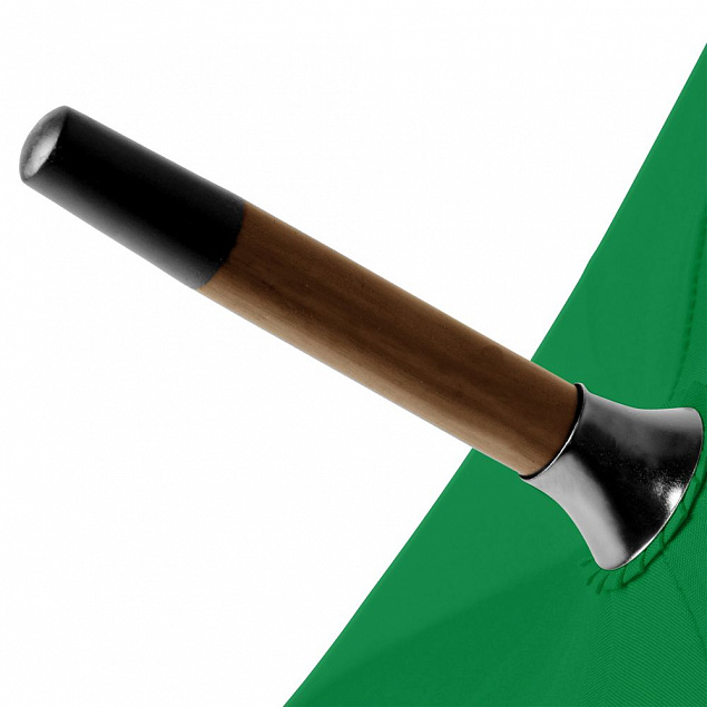 Зонт-трость Oslo AC, зеленый с логотипом в Москве заказать по выгодной цене в кибермаркете AvroraStore