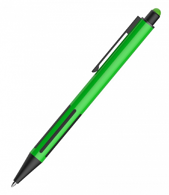 Ручка шариковая со стилусом IMPRESS TOUCH, прорезиненный грип с логотипом в Москве заказать по выгодной цене в кибермаркете AvroraStore