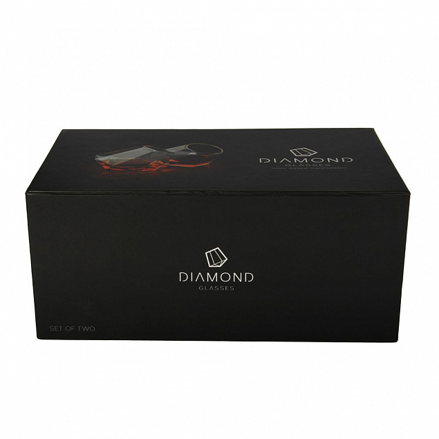 Набор бокалов Diamond, 2 шт с логотипом в Москве заказать по выгодной цене в кибермаркете AvroraStore