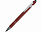 Ручка металлическая soft-touch шариковая со стилусом Sway, синий/серебристый с логотипом в Москве заказать по выгодной цене в кибермаркете AvroraStore