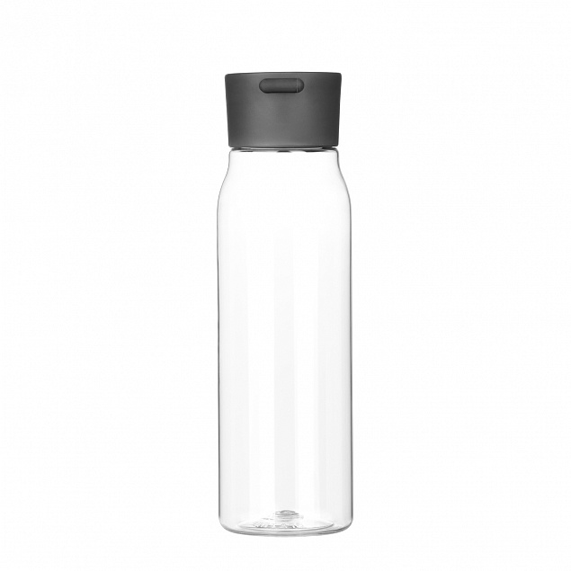 Спортивная бутылка для воды, Step, 550 ml, серая (ДЛЯ КРУГОВОЙ УФ) с логотипом в Москве заказать по выгодной цене в кибермаркете AvroraStore