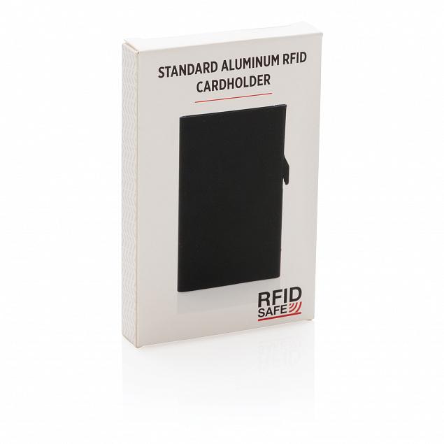 Алюминиевый картхолдер Standard с RFID с логотипом в Москве заказать по выгодной цене в кибермаркете AvroraStore