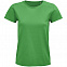 Футболка женская Pioneer Women, ярко-зеленая с логотипом в Москве заказать по выгодной цене в кибермаркете AvroraStore