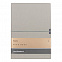 Блокнот A5 Elegance Storyline, серый с логотипом в Москве заказать по выгодной цене в кибермаркете AvroraStore