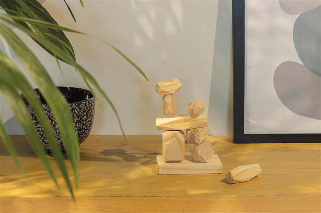Набор деревянных балансирующих камней Ukiyo Crios с логотипом в Москве заказать по выгодной цене в кибермаркете AvroraStore