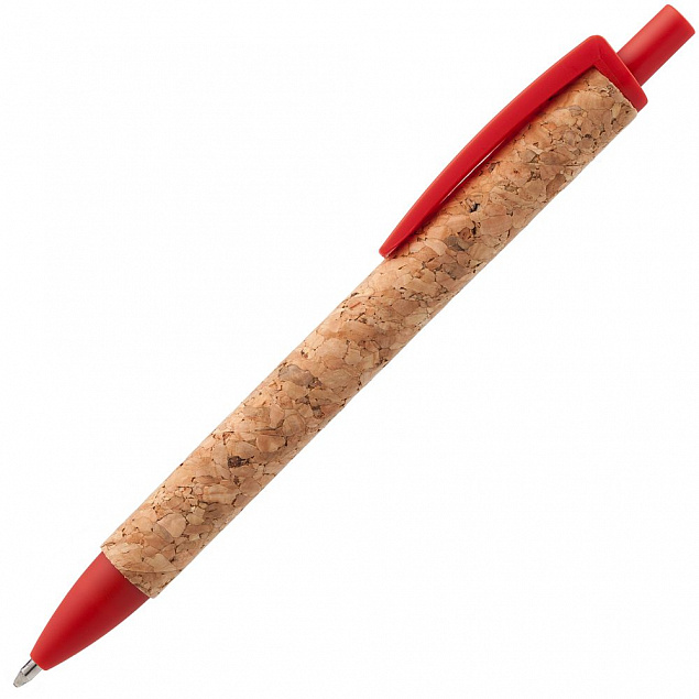 Ручка шариковая Grapho, красная с логотипом в Москве заказать по выгодной цене в кибермаркете AvroraStore