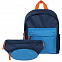 Поясная сумка детская Kiddo, синяя с голубым с логотипом в Москве заказать по выгодной цене в кибермаркете AvroraStore