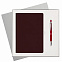 Подарочный набор Winner City/Crocus, бордовый (ежедневник недат А5, ручка) с логотипом в Москве заказать по выгодной цене в кибермаркете AvroraStore