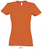 Фуфайка (футболка) IMPERIAL женская,Оранжевый L с логотипом в Москве заказать по выгодной цене в кибермаркете AvroraStore