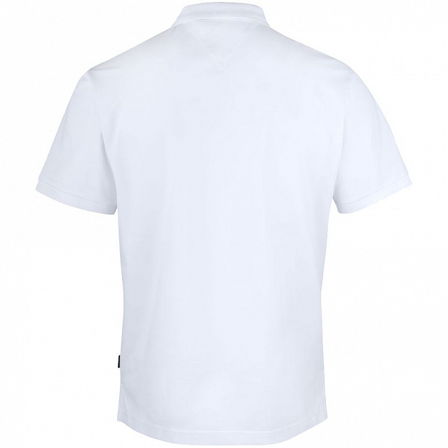 Рубашка поло мужская Sunset, белая с логотипом в Москве заказать по выгодной цене в кибермаркете AvroraStore