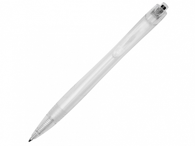 Шариковая ручка Honua из переработанного ПЭТ, прозрачный/черный с логотипом в Москве заказать по выгодной цене в кибермаркете AvroraStore