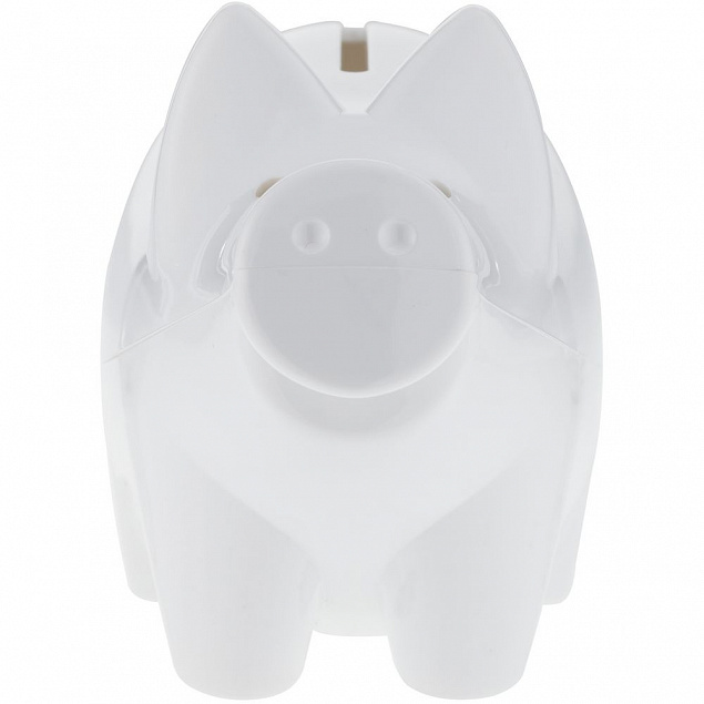 Свинья-копилка Charmy, белая с логотипом в Москве заказать по выгодной цене в кибермаркете AvroraStore