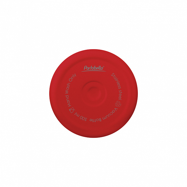 Термокружка вакуумная, Palermo, 480 ml, красная с логотипом  заказать по выгодной цене в кибермаркете AvroraStore