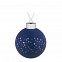 Елочный шар Stars, 8 см, синий с логотипом в Москве заказать по выгодной цене в кибермаркете AvroraStore
