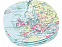 Набор тарелок «Карта мира» с логотипом в Москве заказать по выгодной цене в кибермаркете AvroraStore