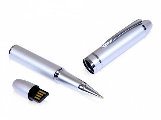 USB 2.0- флешка на 64 Гб в виде ручки с мини чипом с логотипом в Москве заказать по выгодной цене в кибермаркете AvroraStore