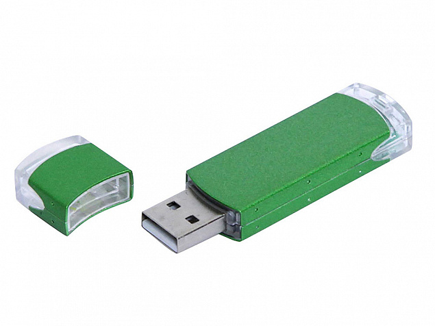 USB 3.0- флешка промо на 128 Гб прямоугольной классической формы с логотипом в Москве заказать по выгодной цене в кибермаркете AvroraStore