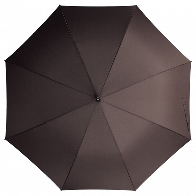 Зонт-трость Classic, коричневый с логотипом в Москве заказать по выгодной цене в кибермаркете AvroraStore