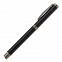 Алюминиевая ручка Lille с гелевым заправочным стержнем, черная с логотипом в Москве заказать по выгодной цене в кибермаркете AvroraStore