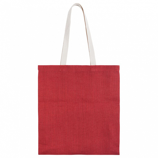 Холщовая сумка на плечо Juhu, красная с логотипом в Москве заказать по выгодной цене в кибермаркете AvroraStore