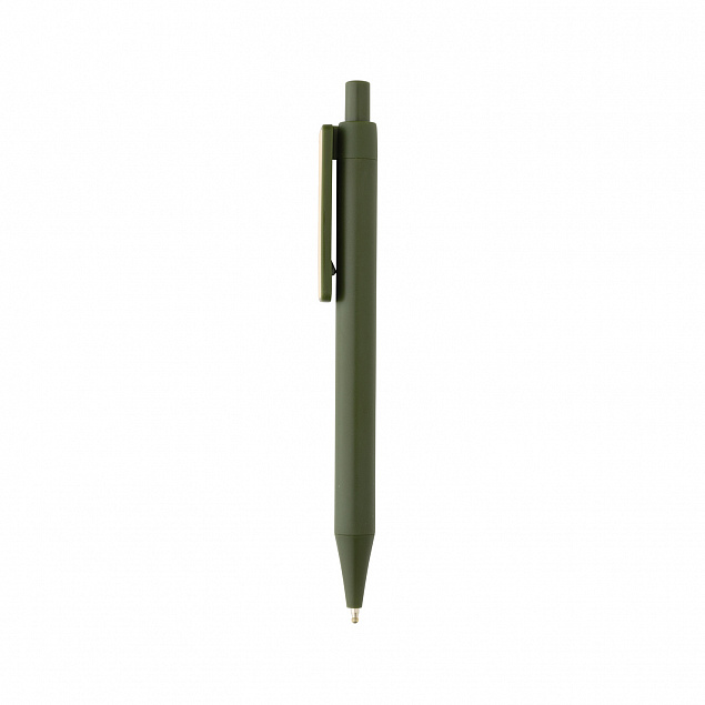 Ручка из переработанного ABS-пластика GRS с бамбуковым клипом с логотипом в Москве заказать по выгодной цене в кибермаркете AvroraStore