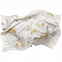 Плед Draconia, белый с золотистым с логотипом в Москве заказать по выгодной цене в кибермаркете AvroraStore