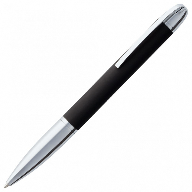 Ручка шариковая Arc Soft Touch, черная с логотипом в Москве заказать по выгодной цене в кибермаркете AvroraStore
